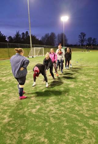 Women's training session in full flow at Kick Start FC