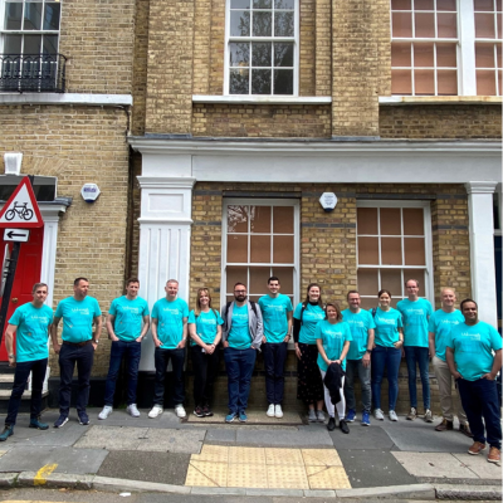 Ardonagh Advisory colleagues stood outside James' Place London centre