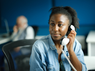 Samaritans Listening Volunteer On Phone